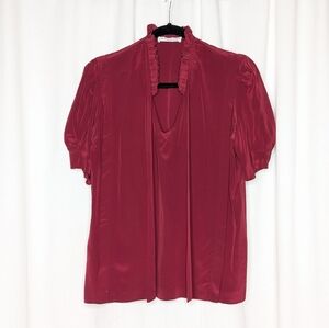 Sandro Paris Phelia Silk Blouse